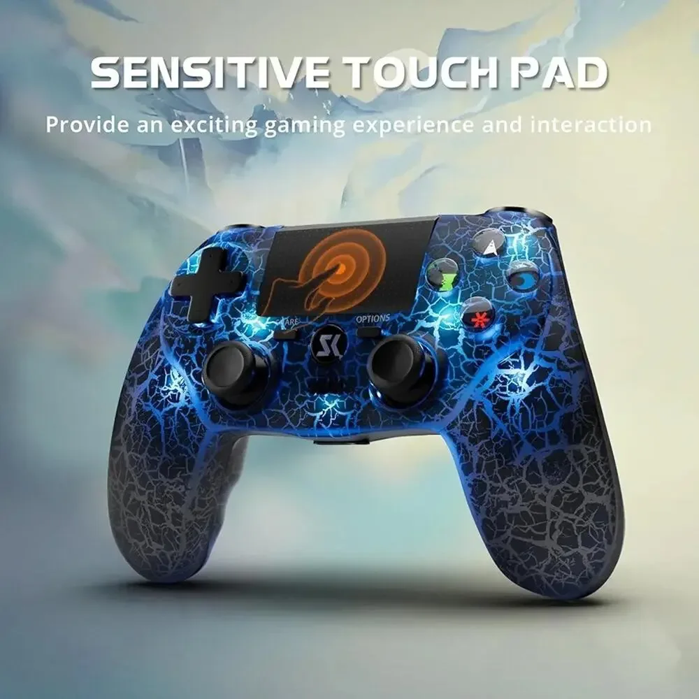 Wireless Controller for PS4, Controller Compatible with PS4/Pro/Slim,Double